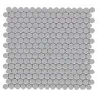 Penny Round City Grey Matte 11.5 x 12.25